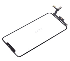 3 in 1 (Front Glass + Frame + OCA Pre-Installed) Compatible For iPhone 8 Plus (Black) (2 Pack) (OCA Master)