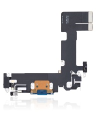 Charging Port Flex Cable Compatible For iPhone 13 (Premium) (Blue)