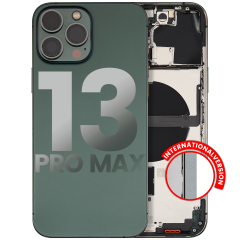 Back Housing W/ Small Components Pre-Installed Compatible For iPhone 13 Pro Max (International Version) (Used OEM Pull: Grade C) (Alpine Green)