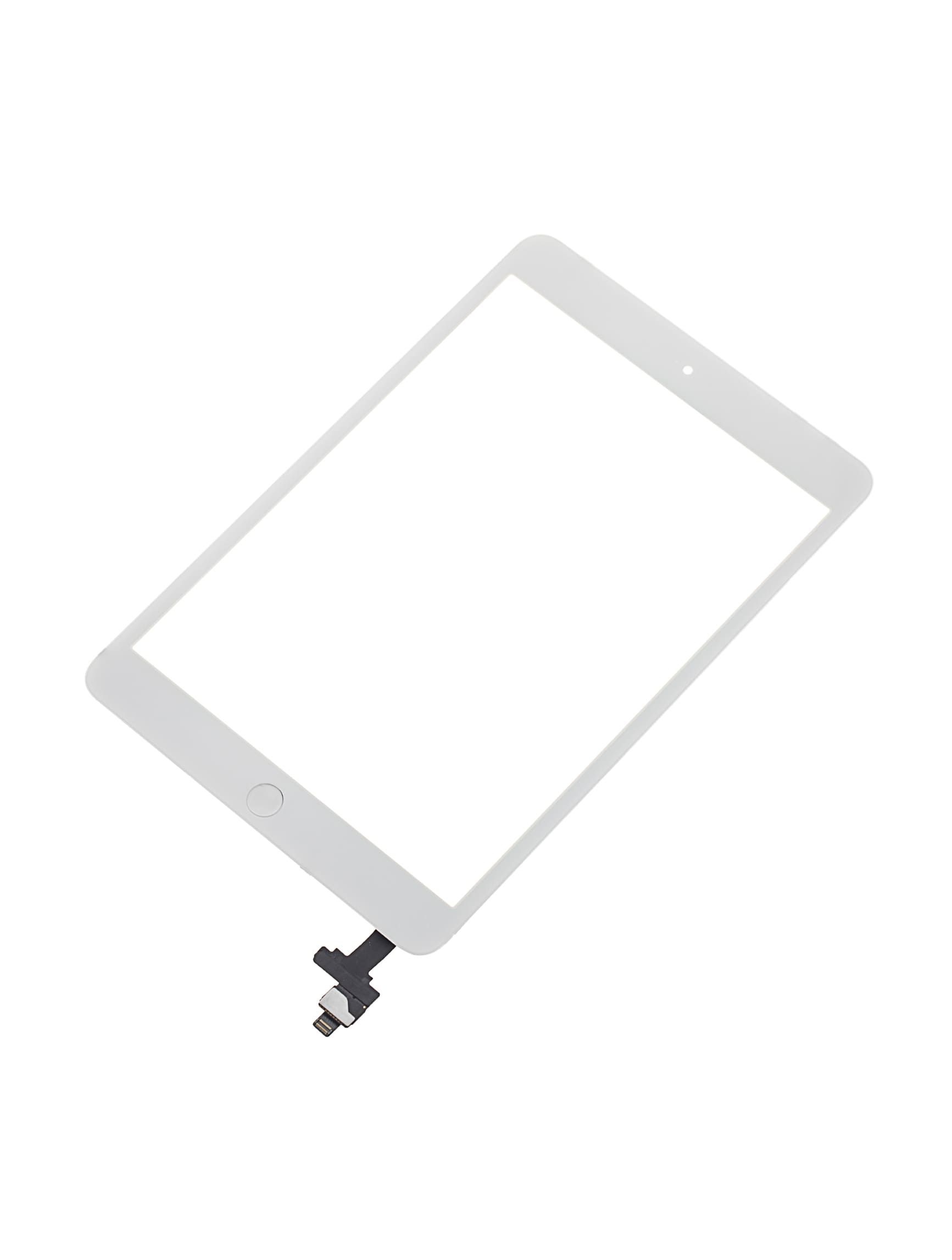 Digitizer With IC Chip & Home Button Pre-Installed Compatible For iPad Mini 1 / iPad Mini 2 (Aftermarket Plus) (White)