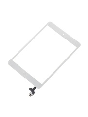 Digitizer With IC Chip & Home Button Pre-Installed Compatible For iPad Mini 1 / iPad Mini 2 (Aftermarket Plus) (White)