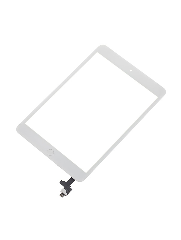 Digitizer With IC Chip & Home Button Pre-Installed Compatible For iPad Mini 1 / iPad Mini 2 (Aftermarket Plus) (White)