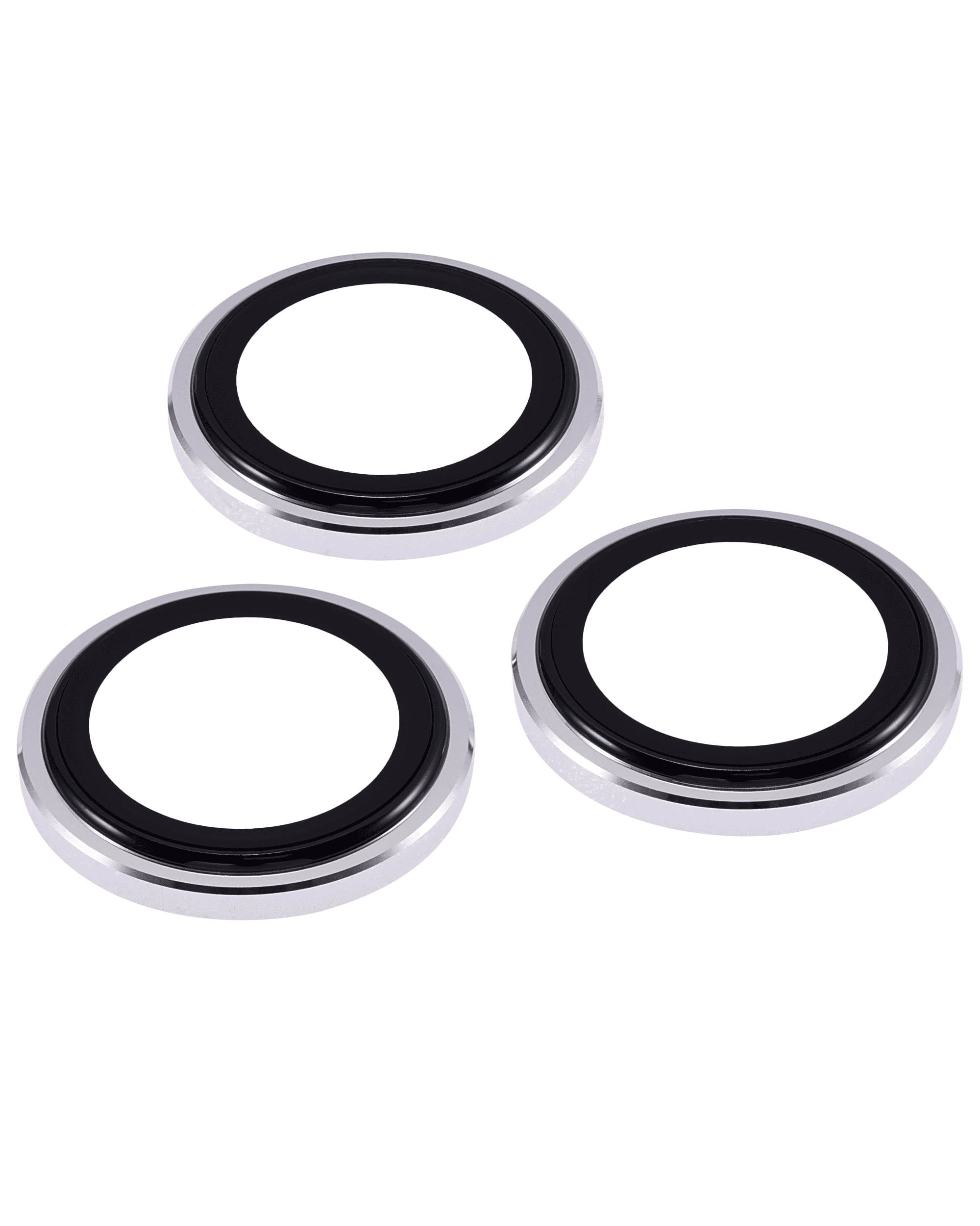 Casper Camera Lens Protector Compatible For iPhone 13 Pro / 13 Pro Max (Silver) (Clear)