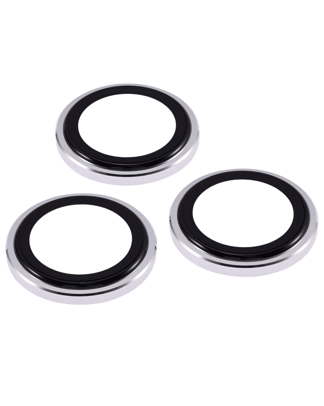 Casper Camera Lens Protector Compatible For iPhone 13 Pro / 13 Pro Max (Silver) (Clear)