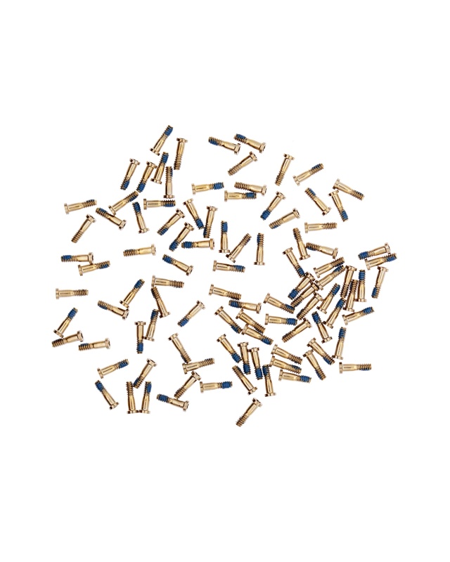 Bottom Screws Compatible For iPhone 6 / 6 Plus (Gold) (100 Pack)