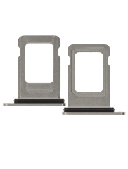 Single Sim Card Tray Compatible For iPhone 12 Pro / 12 Pro Max / 13 Pro / 13 Pro Max (Silver)