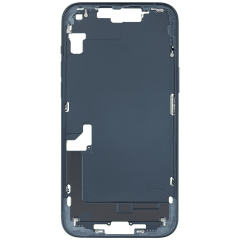Mid-Frame Housing With Power And Volume Button Compatible For iPhone 14 Plus (US Version) (Used OEM Pull: Grade B) (Midnight)