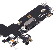 Charging Port Flex Cable Compatible For iPhone 13 Pro (Used OEM Pull) (Graphite)