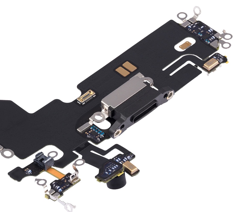 Charging Port Flex Cable Compatible For iPhone 13 Pro (Used OEM Pull) (Graphite)