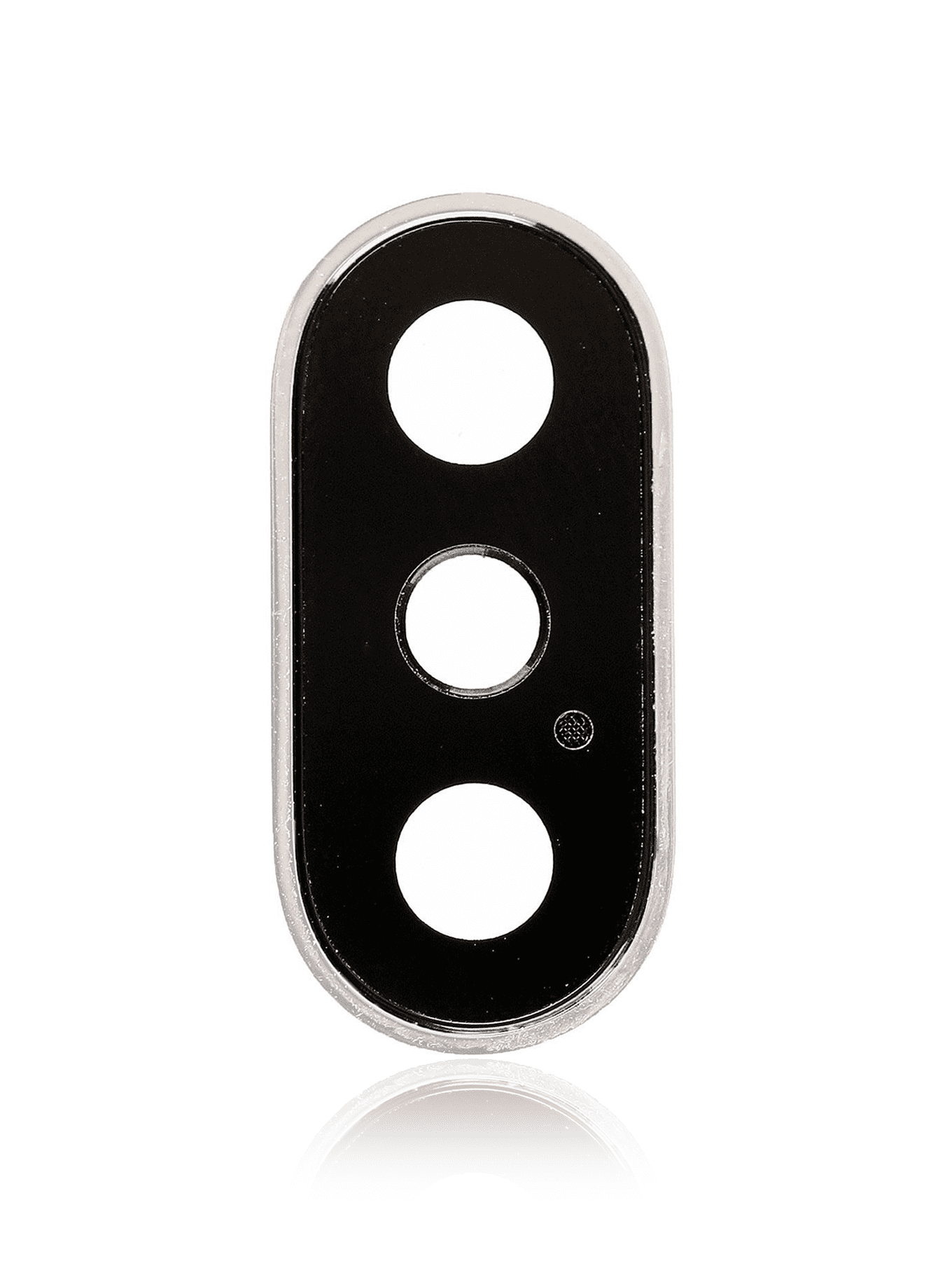 Back Camera Lens With Bracket & Bezel Compatible For iPhone X (Silver)