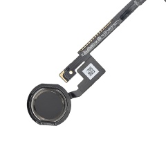 Home Button With Flex Compatible For iPad Mini 3 (Black)