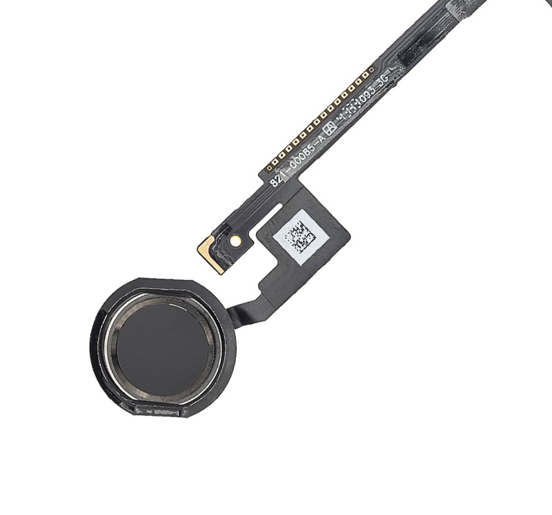 Home Button With Flex Compatible For iPad Mini 3 (Black)