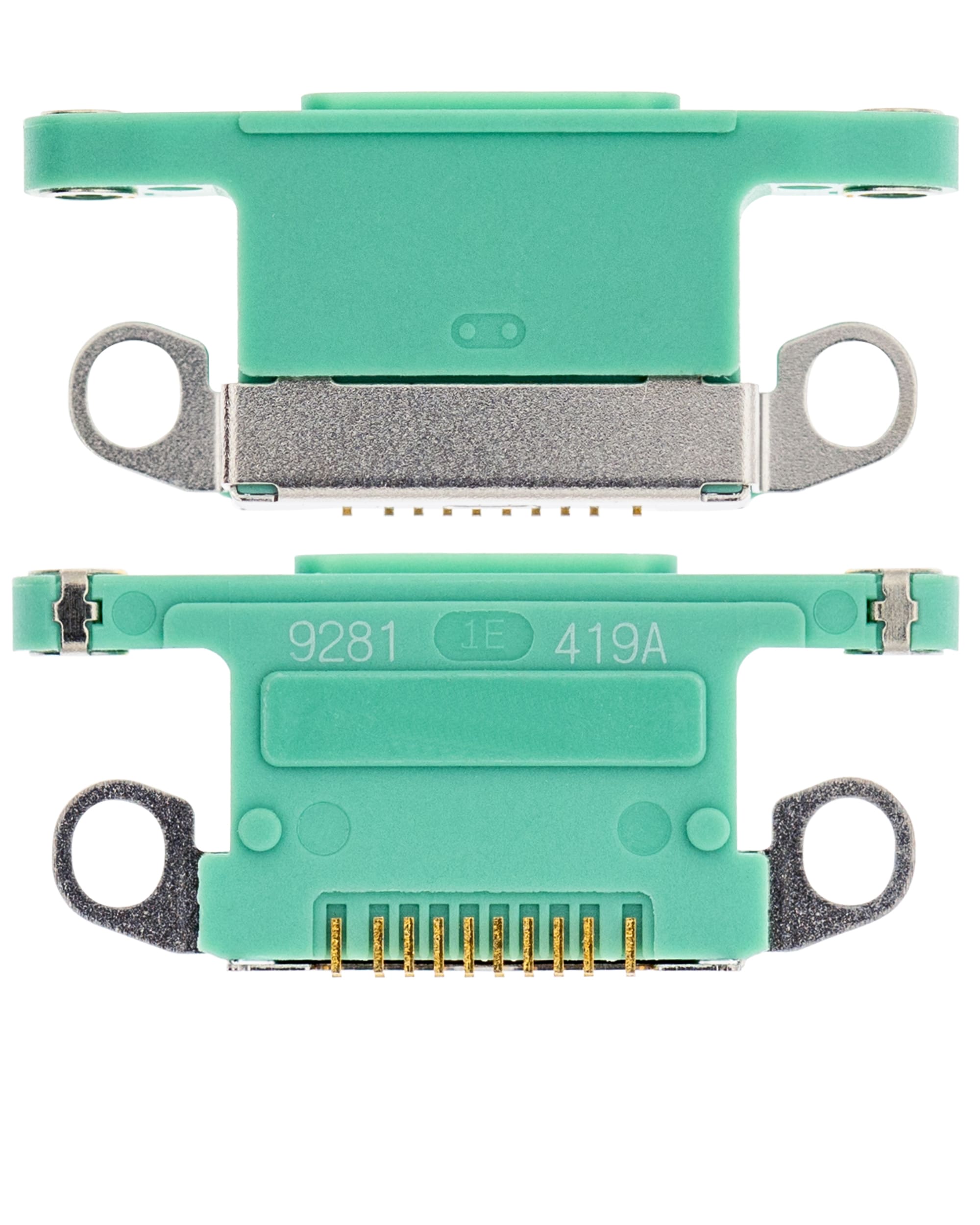 Charging Port Only Compatible For iPhone 11 (Green) (10 Pack)