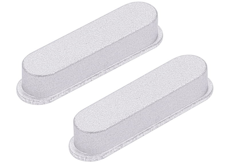 Hard Buttons (Volume) Compatible For iPad 10 (2022) (Silver)