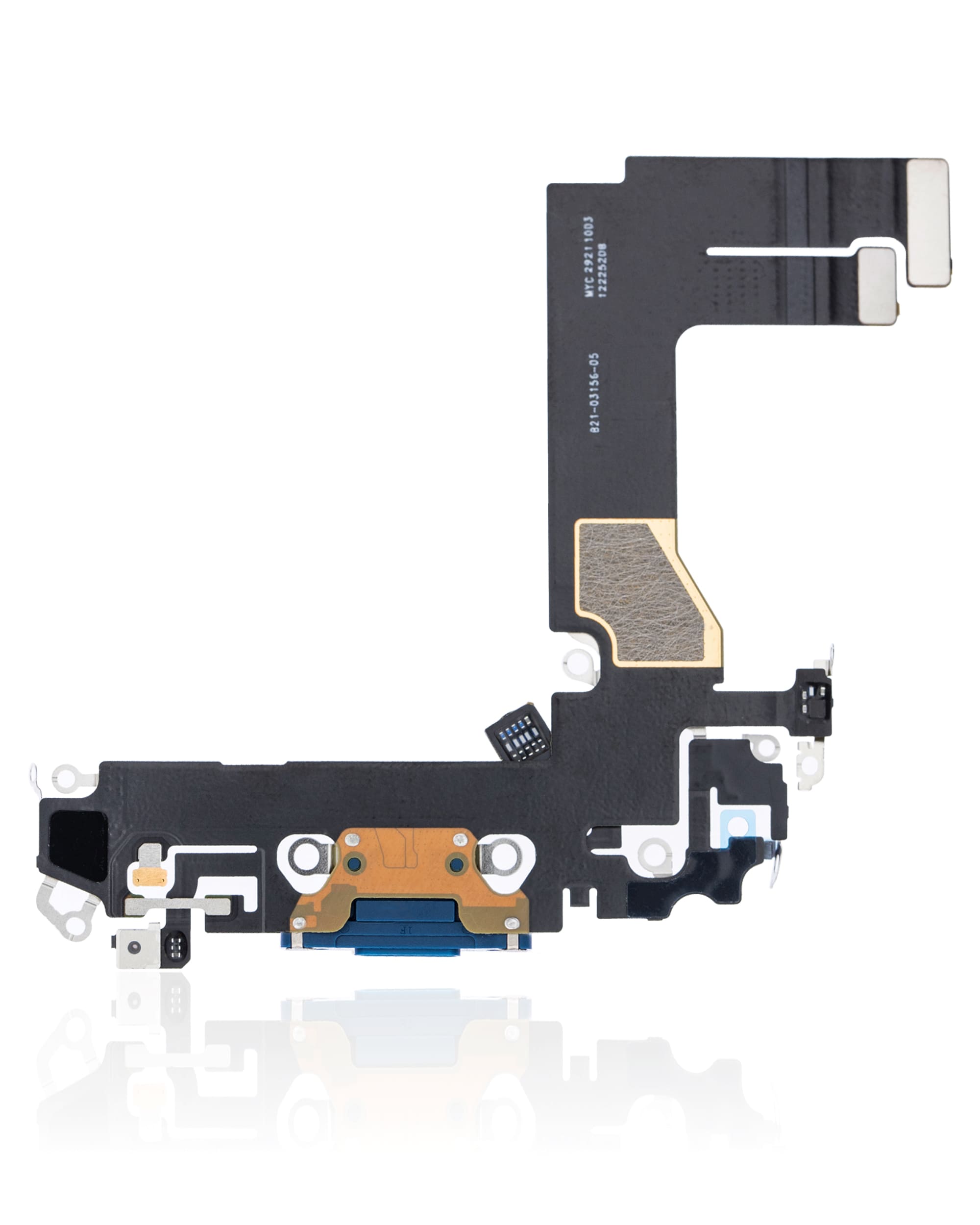 Charging Port Flex Cable Compatible For iPhone 13 Mini (Premium) (Blue)