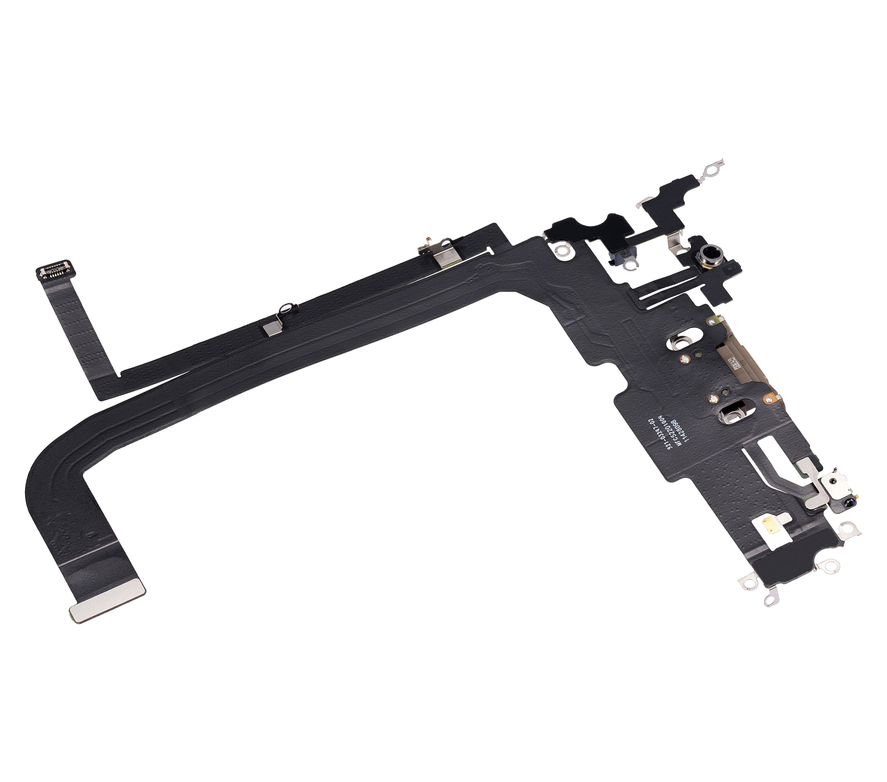 Charging Port Flex Cable Compatible For iPhone 13 Pro Max (Used OEM Pull) (Gold)
