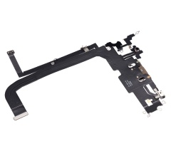 Charging Port Flex Cable Compatible For iPhone 13 Pro Max (Used OEM Pull) (Gold)