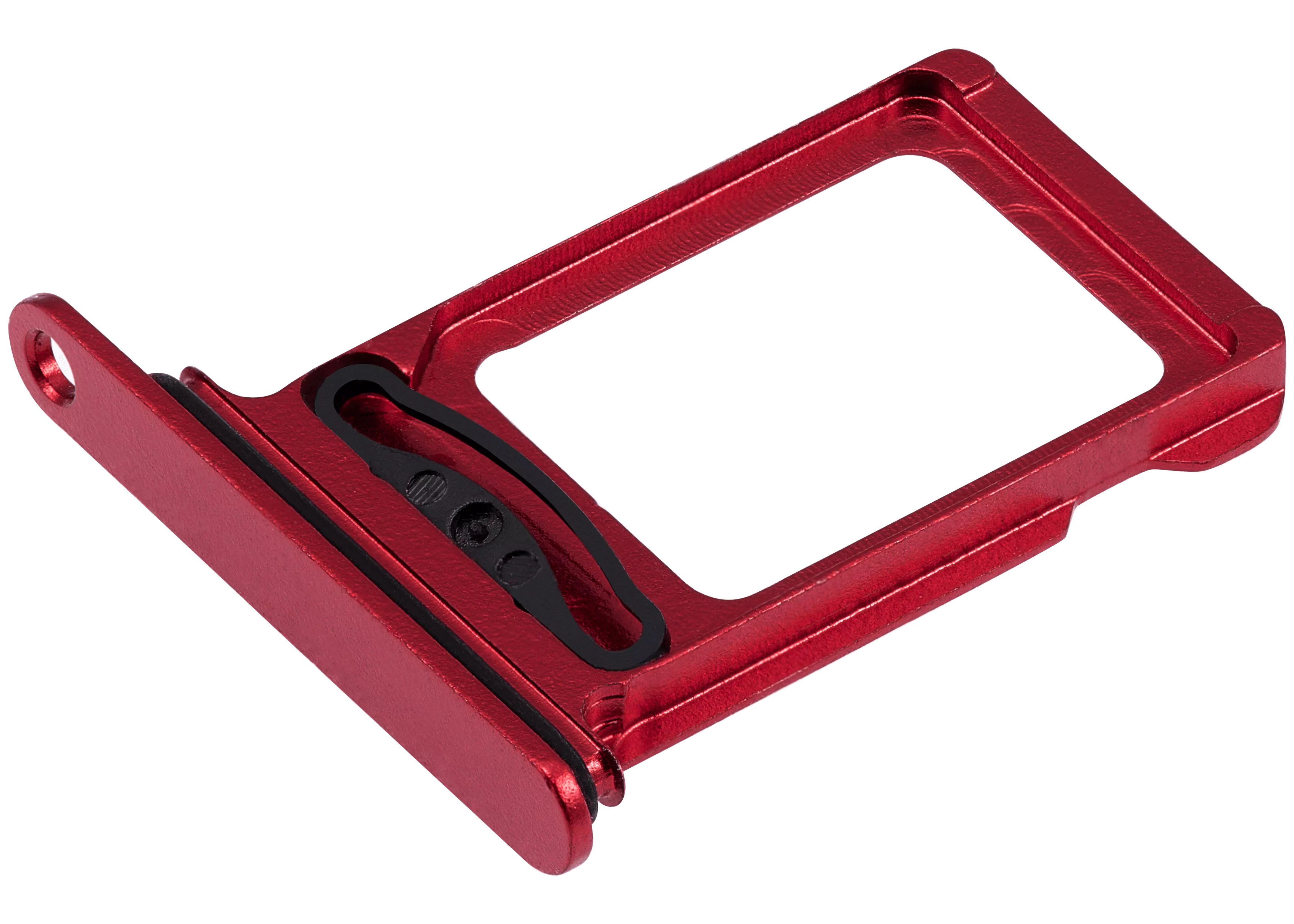 Dual Sim Card Tray Compatible For iPhone 14 / 14 Plus (Red)