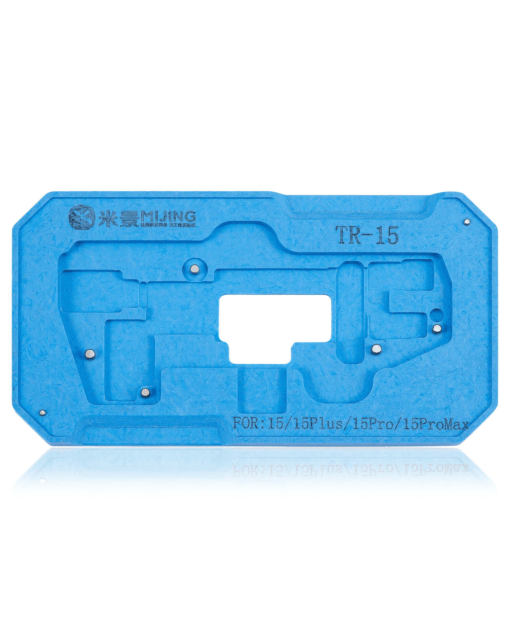 4in1 Fixture Middle Layer Motherboard Reballing Soldering Platform With Stencil For iPhone 15 / 15 Plus / 15 Pro / 15 Pro Max Z20 Series (MiJing)