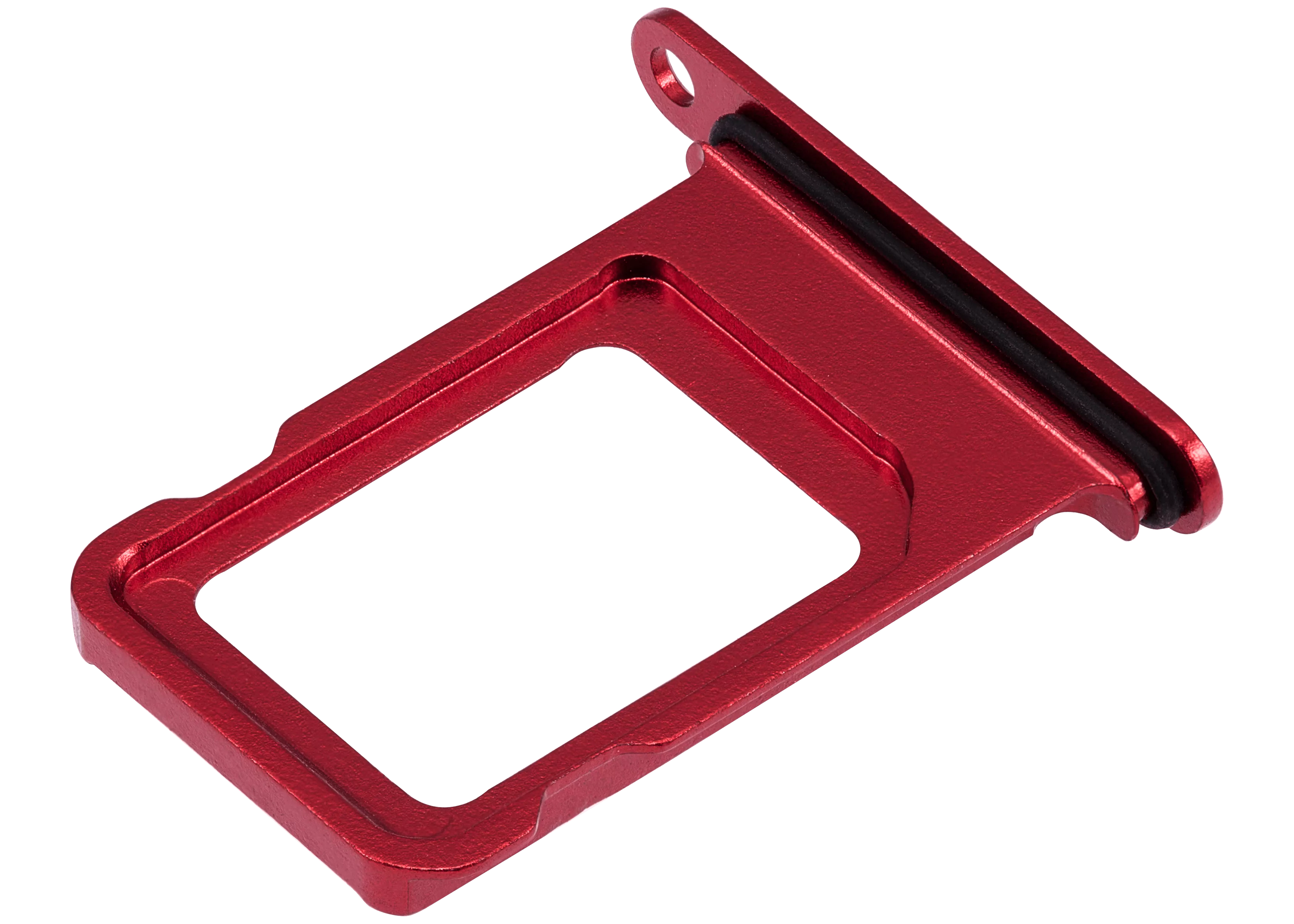 Dual Sim Card Tray Compatible For iPhone 14 / 14 Plus (Red)
