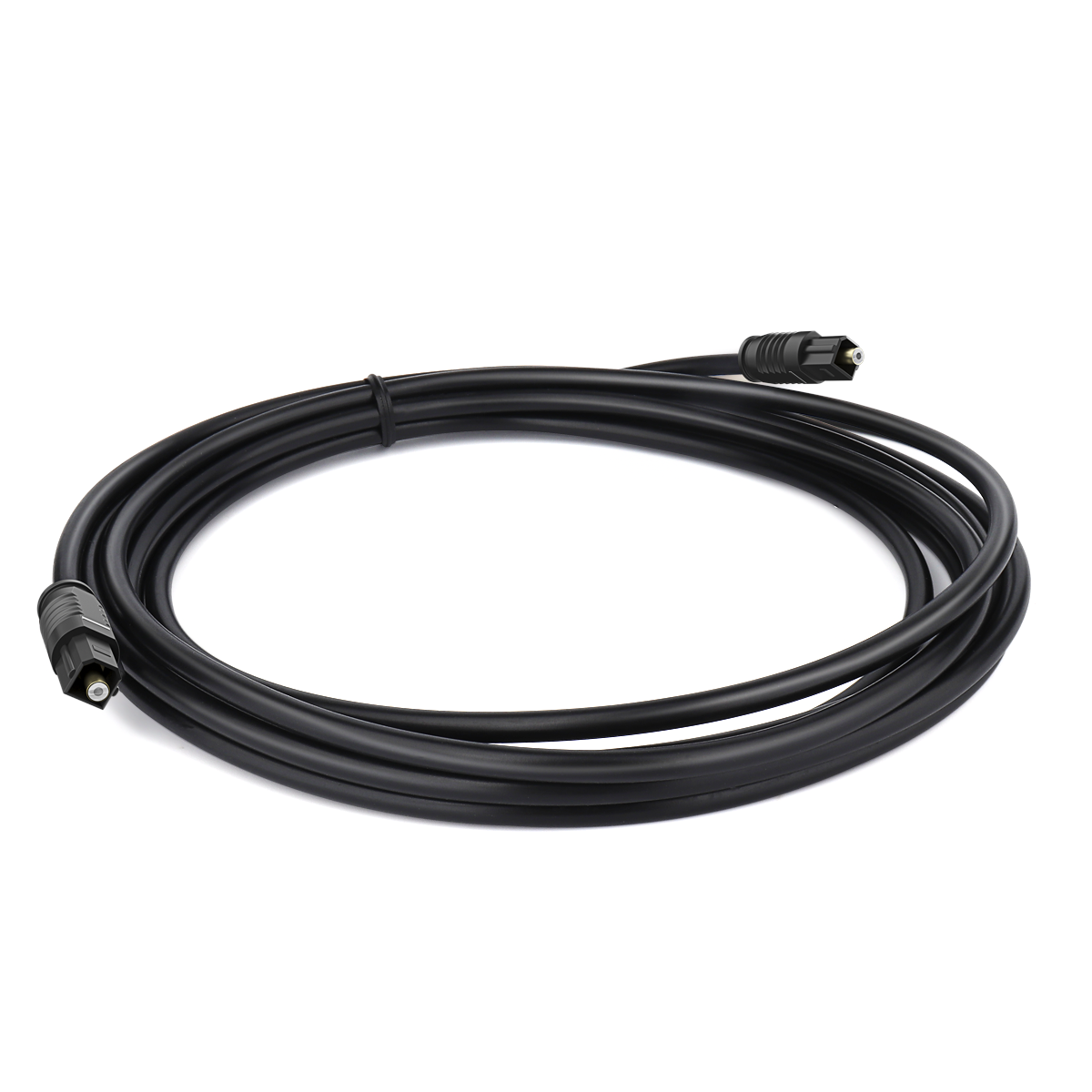 Toslink Optical Cable Connector Optical Fiber Toslink Audio Cable Black PVC OD4.0mm for Speaker Amplifier DVD CD Player TV