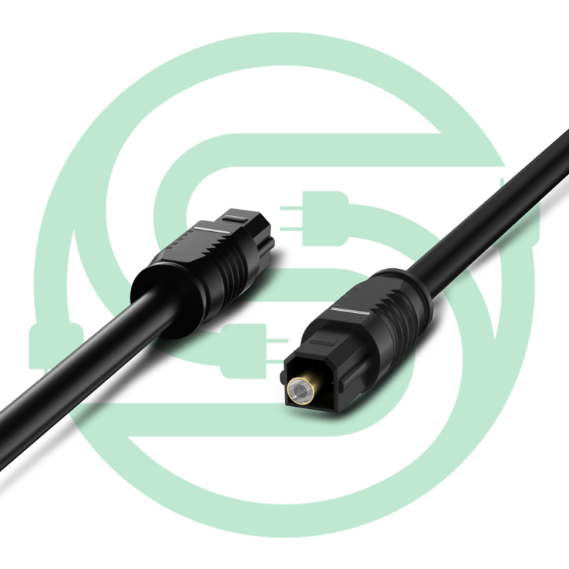 Toslink Optical Cable Connector Optical Fiber Toslink Audio Cable Black PVC OD4.0mm for Speaker Amplifier DVD CD Player TV