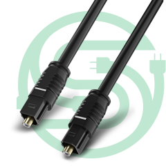 Toslink Optical Cable Connector Optical Fiber Toslink Audio Cable Black PVC OD4.0mm for Speaker Amplifier DVD CD Player TV