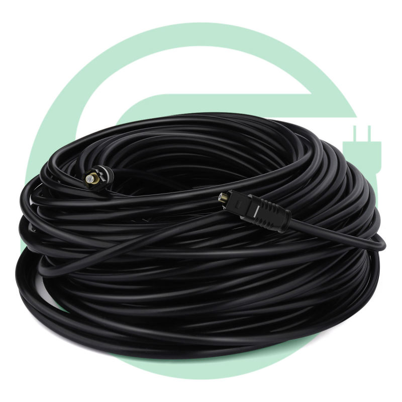 Toslink Optical Cable Connector Optical Fiber Toslink Audio Cable Black PVC OD4.0mm for Speaker Amplifier DVD CD Player TV