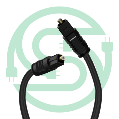 Toslink Optical Cable Connector Optical Fiber Toslink Audio Cable Black PVC OD4.0mm for Speaker Amplifier DVD CD Player TV
