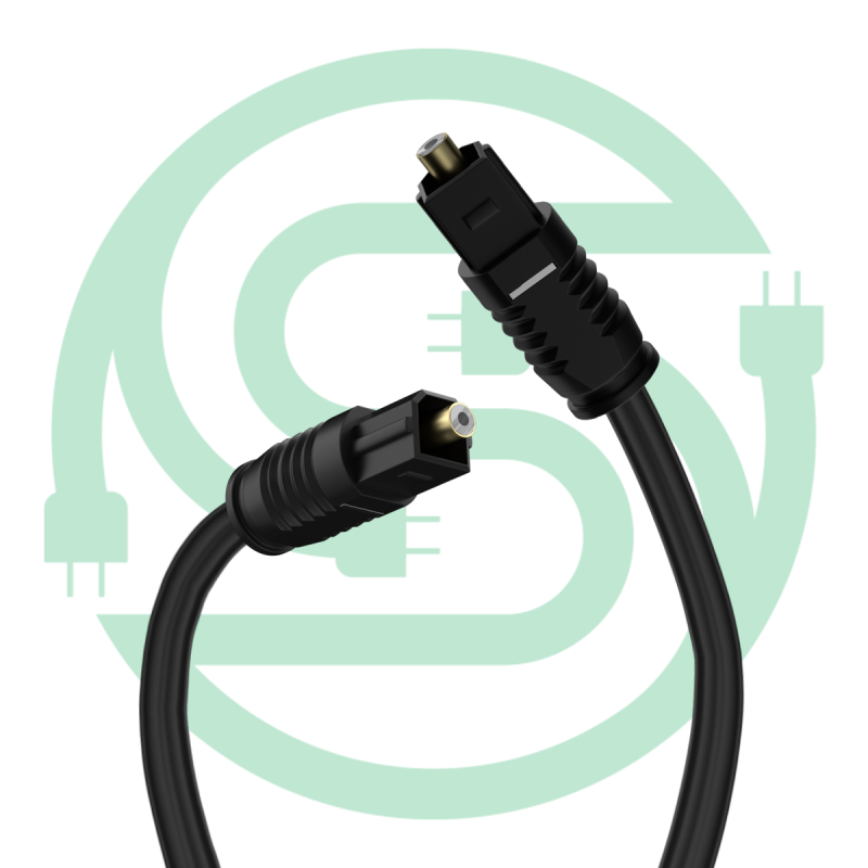 Toslink Optical Cable Connector Optical Fiber Toslink Audio Cable Black PVC OD4.0mm for Speaker Amplifier DVD CD Player TV