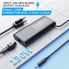 Dell 130W Laptop Charger 7.4*5.0mm AC Power Adapter for Dell 4.5*3.0mm power supply laptop adapter