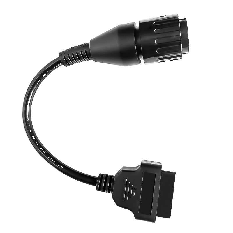 OBD2 10PIN-OBDIIF Gold For BMW ICOM D 10pin to 16pin OBDII Connection Diagnostic Cable For BMW Motorcycles