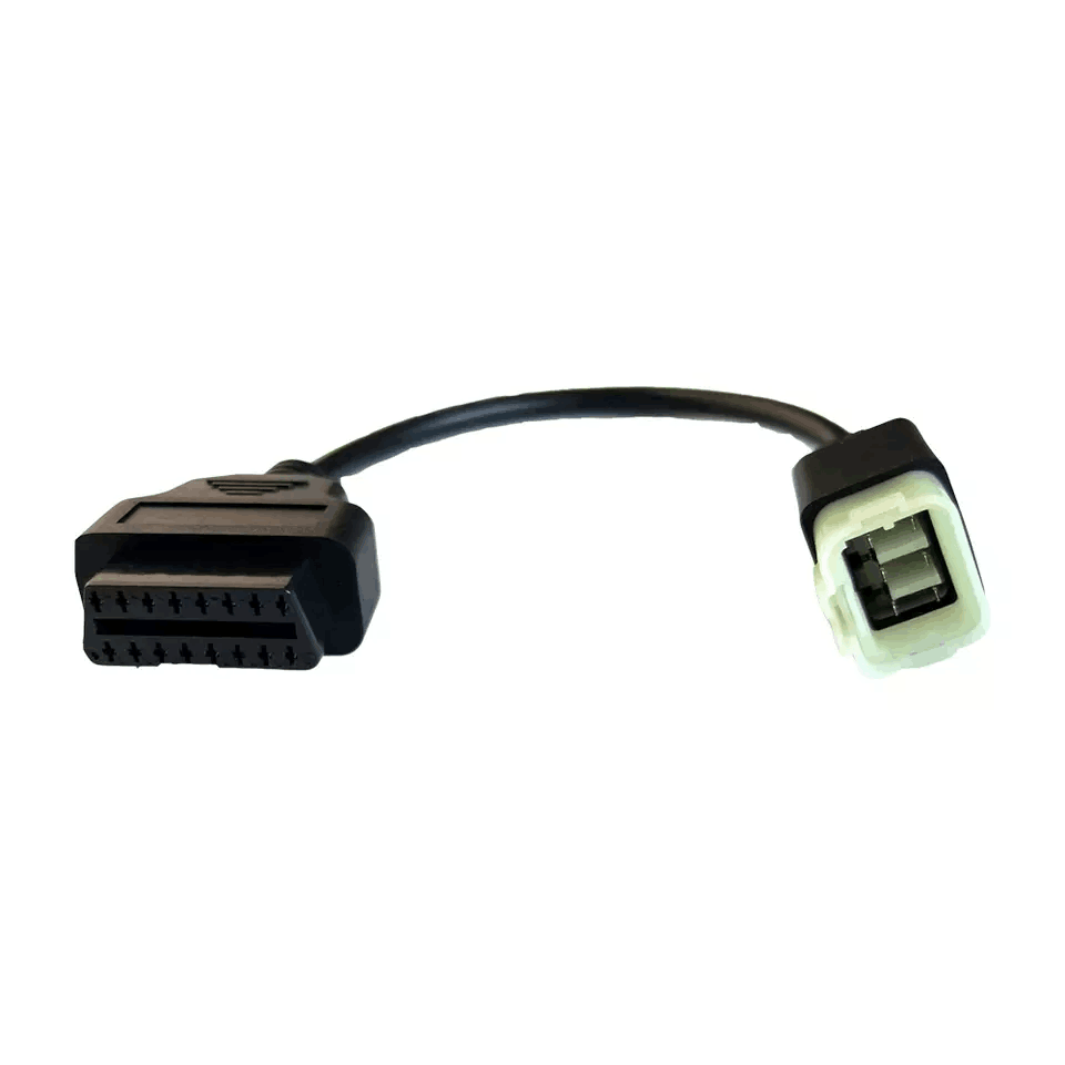 OBD2 6pin Connector Cable K-Line CAN-Bus OBDII 16Pin Motorbike Adapter Diagnostic Cable For KTM Motorcycle