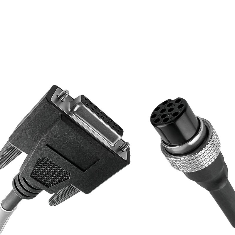 Factory Price Adapter Cable for PGO Motorcycle 6PIN To DB15PIN Female Connection Cable
