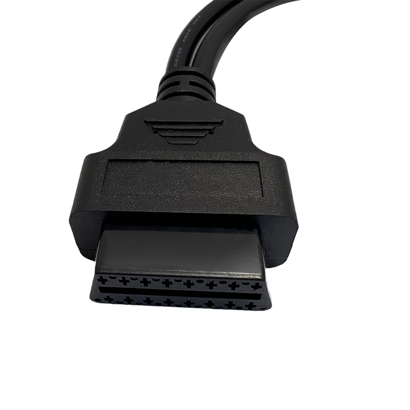 OBD2 Connector 3Pin+4Pin to OBD2 16Pin Diagnostic Adapter Cable For Yamaha Motorcycle