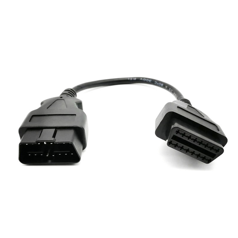 Obdii Male to Female Extension Cable 20cm  Full-Pinout