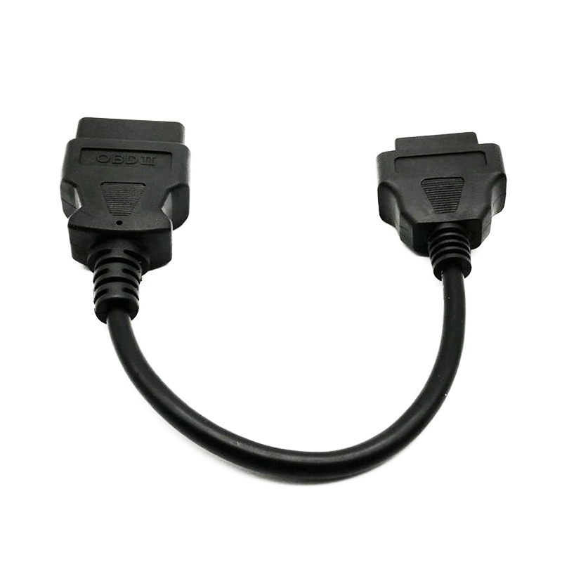 Obdii Male to Female Extension Cable 20cm  Full-Pinout