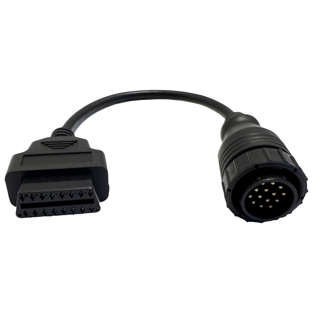New Released Diagnostic Tools OBD2 Male 14pin to 16pin Female for Benz Truck