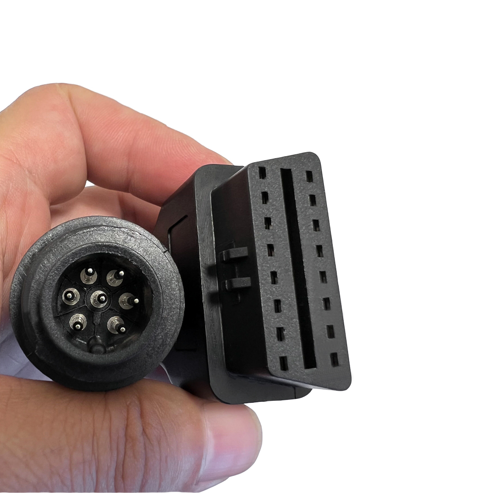 Setocont For Knorr Wabco Trailer 7 Pin for Ds150e Obd Truck Diagnostic Cable Heavy Duty Trucks 7pin Obd Cable