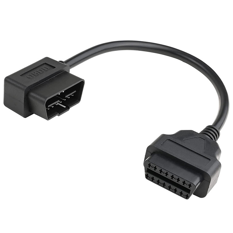 Cable de extensión OBD2 de 16 pines para coche, macho a hembra,  OBD2