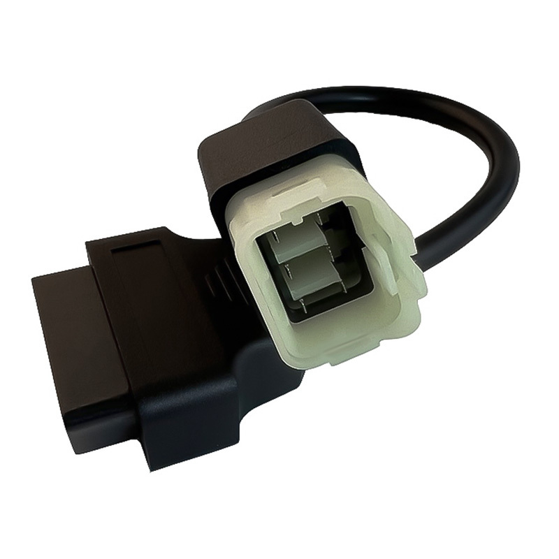 6-16-pin OBD2 extension connectors, Motorcycle diagnostic cable, OBD adapters for Kawasaki Z900 ZX10R H2