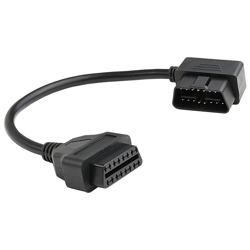 Cable de extensión OBD2 de 16 pines para coche, macho a hembra,  OBD2
