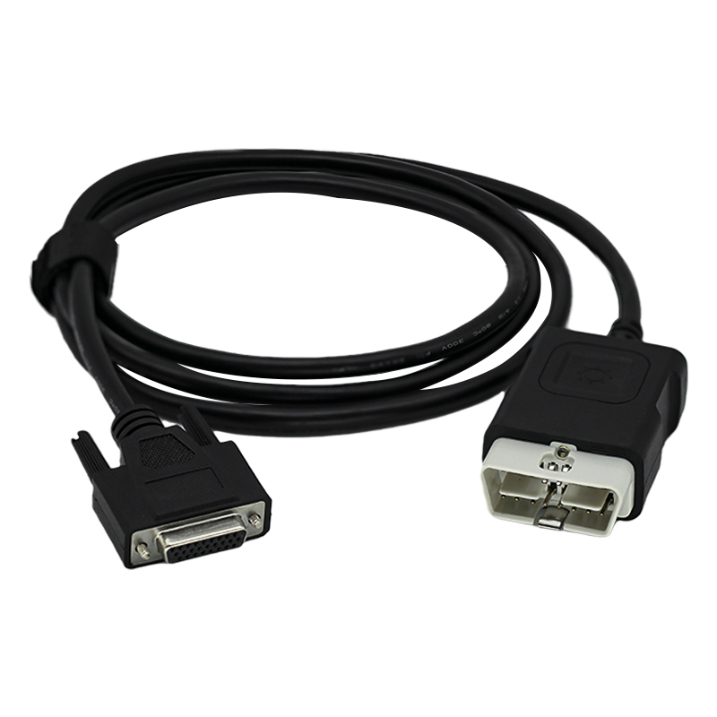 OBDII Male Diagnostic Cable to DB15 pin Female Cable  16pin
