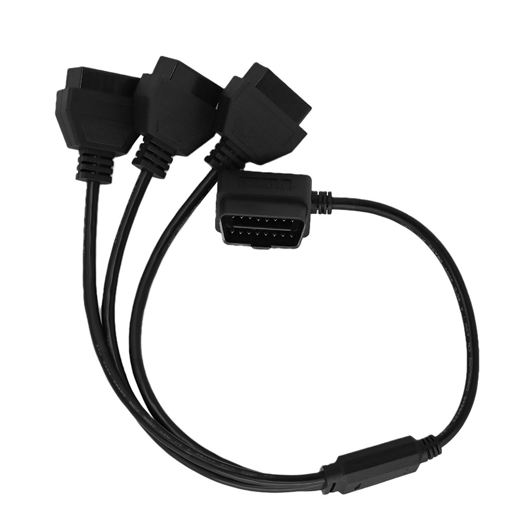 High-Quality 3OBDIIF-OBDIIM Right Angle OBDII Diagnostic Cable