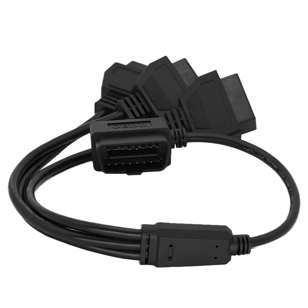 High-Quality 3OBDIIF-OBDIIM Right Angle OBDII Diagnostic Cable