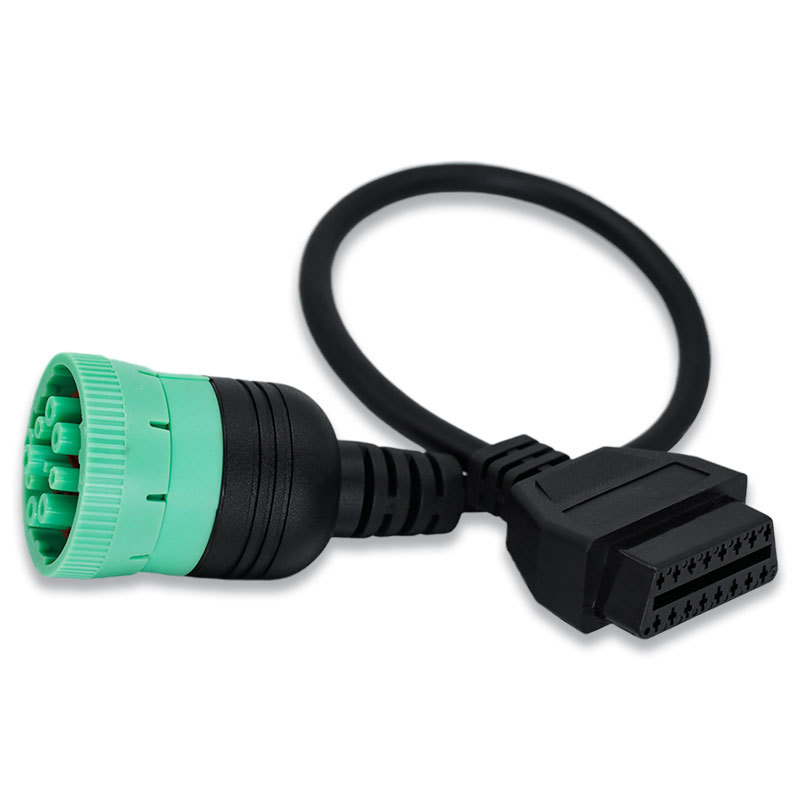 9Pin Adapter Cable to OBDII Truck Diagnose Interface