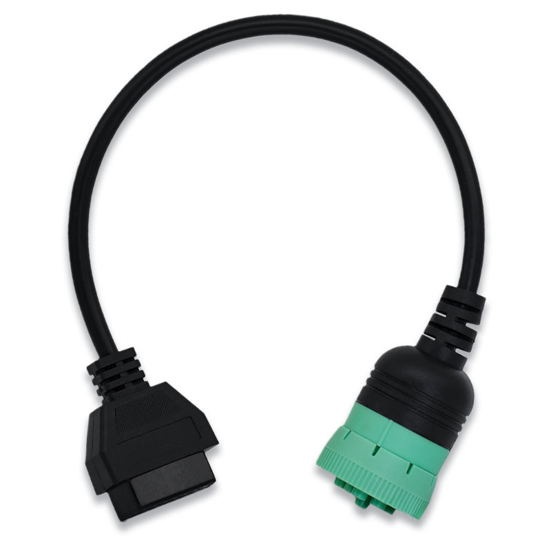 9Pin Adapter Cable to OBDII Truck Diagnose Interface
