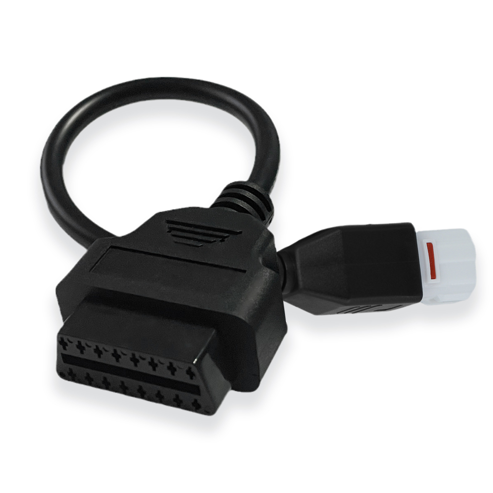 OBD2 Connector 4Pin to OBD2 16Pin Diagnostic Adapter Cable For Yamaha Motorcycle OBD Cable