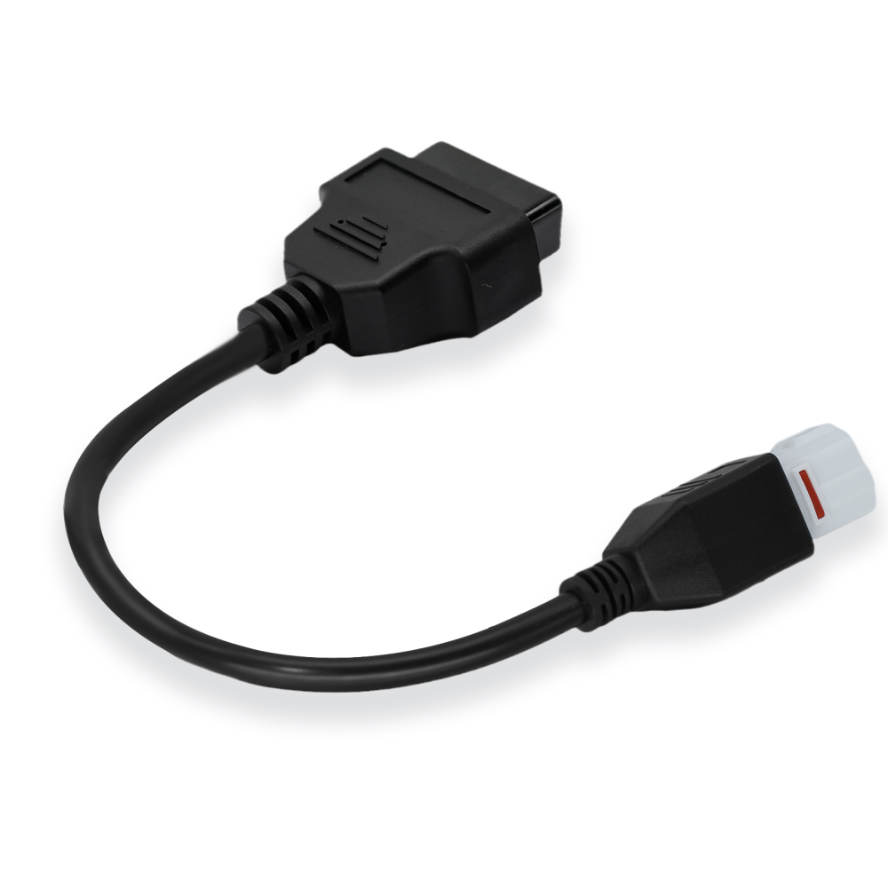 OBD2 Connector 4Pin to OBD2 16Pin Diagnostic Adapter Cable For Yamaha Motorcycle OBD Cable