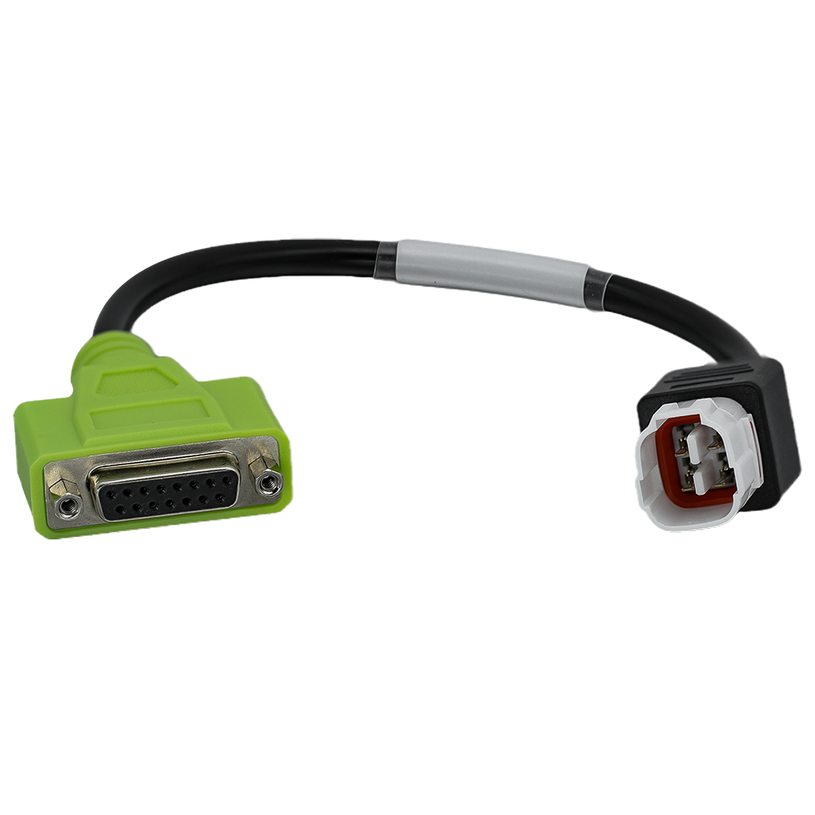 JDiag M100 Pro Motorcycle Scanner DB15pin to 4pin Diagnostic Adapter Cable for Kawasaki